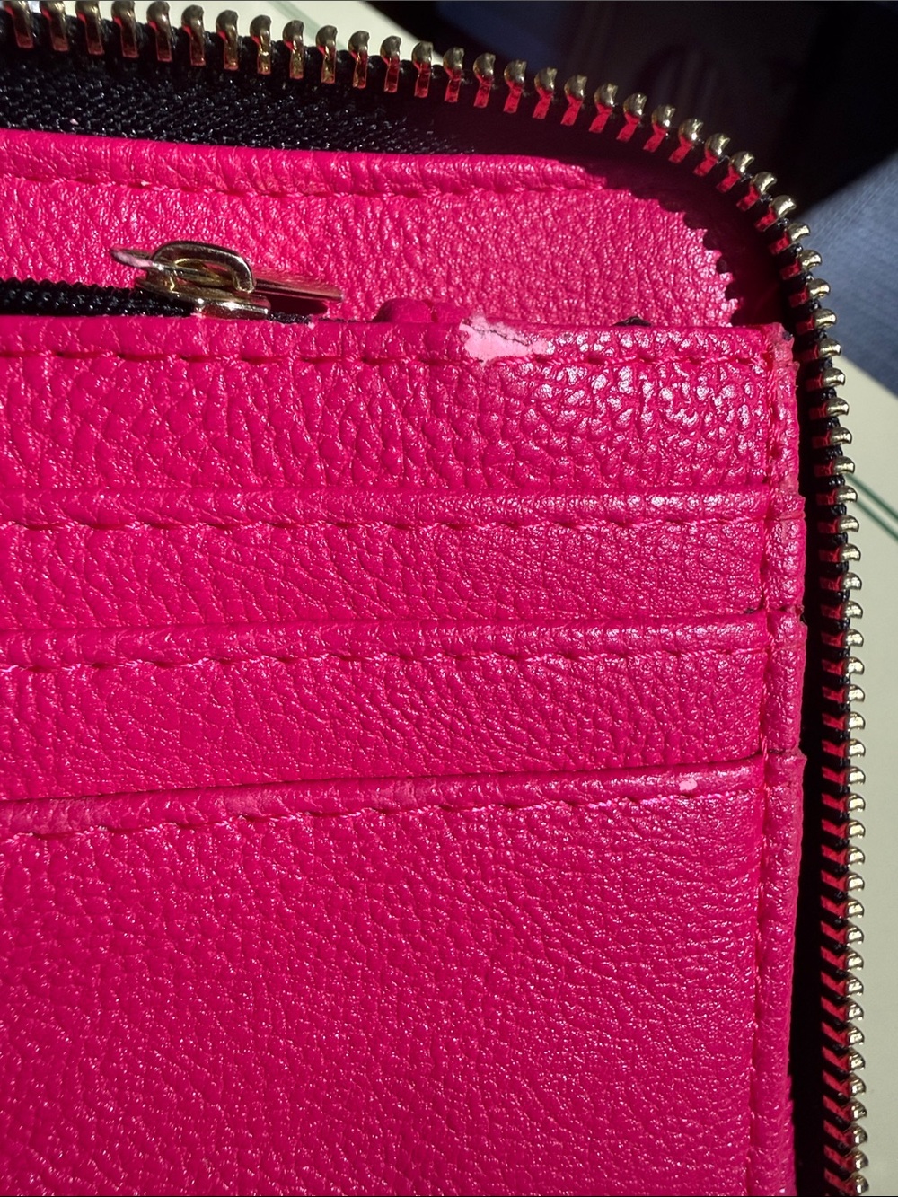 Betsey Johnson Heart Embossed Black Patent Leather Wristlet Wallet - Picture 13 of 14